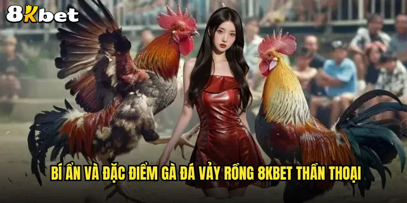 Bí ẩn và đặc điểm gà đá vảy rồng 8KBET thần thoại